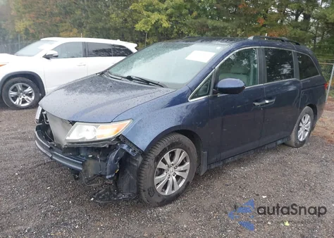 2016 Honda Odyssey Se from USA, damaged, VIN 5FNRL5H35GB059440